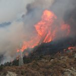 Incendio di Mompantero, 29 ottobre 2017 | foto L. Giunti